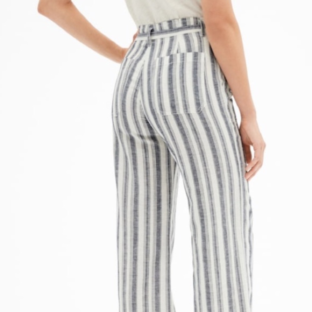 Tie-Belt Wide-Leg Pants - Picture 4 of 8
